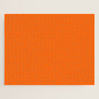 Solid Retro Orange Jigsaw Puzzle Gallery Image 1
