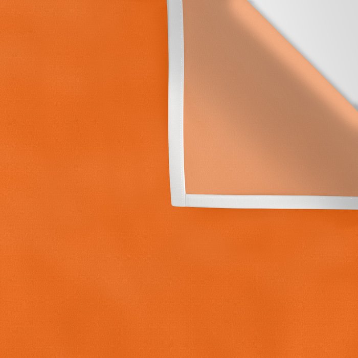 Solid Retro Orange Wall Tapestry Gallery Image 3