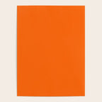 Solid Retro Orange Poster Gallery Image 4