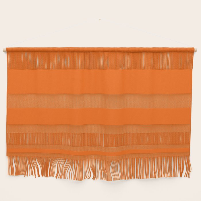 Solid Retro Orange Wall Hanging Gallery Image 1