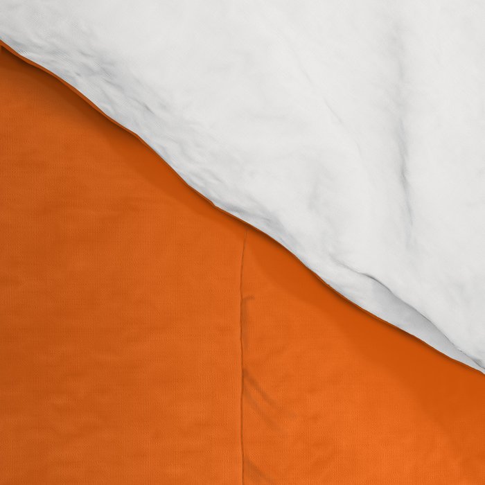 Solid Retro Orange Comforter Gallery Image 4