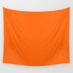 Solid Retro Orange Wall Tapestry Gallery Image 4