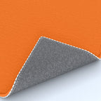 Solid Retro Orange Rug Gallery Image 4