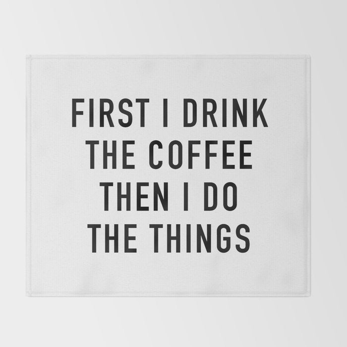 Coffee Throw Blanket Gallery Image 2
