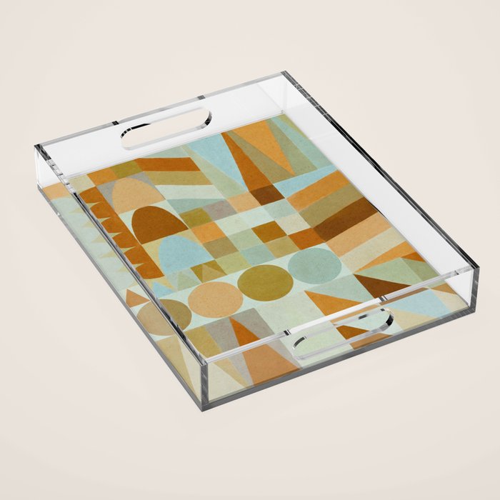 Geometric Shapes & Colors #2 Acrylic Tray Gallery Image 1