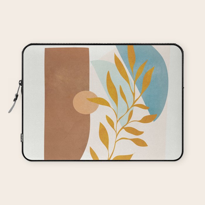 Soft Abstract Shapes 01 Laptop Sleeve