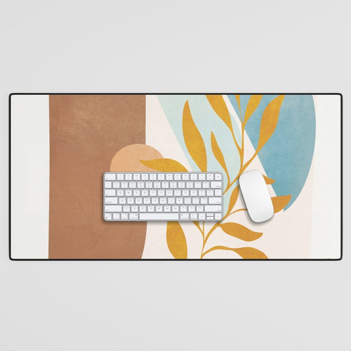 Soft Abstract Shapes 01 Desk Mat Gallery Image 1