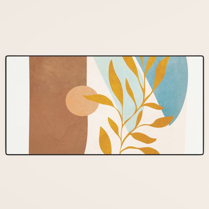 Soft Abstract Shapes 01 Desk Mat Gallery Image 3