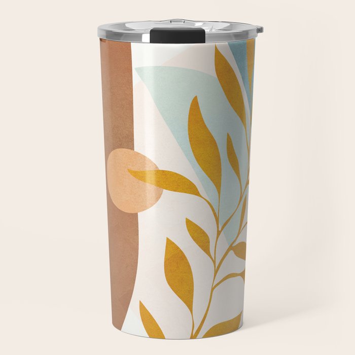Soft Abstract Shapes 01 Travel Mug Gallery Image 1