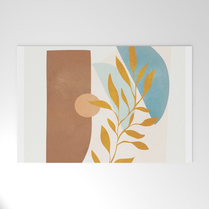 Soft Abstract Shapes 01 Welcome Mat Gallery Image 1