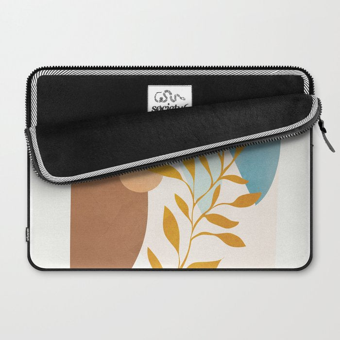Soft Abstract Shapes 01 Laptop Sleeve Gallery Image 2