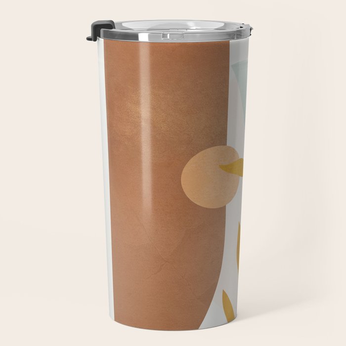 Soft Abstract Shapes 01 Travel Mug Gallery Image 3