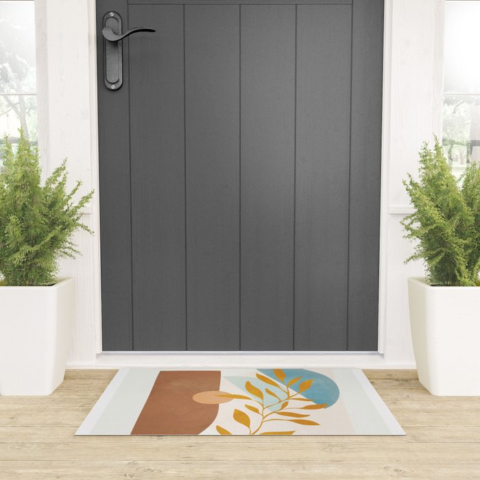 Soft Abstract Shapes 01 Welcome Mat Gallery Image 3