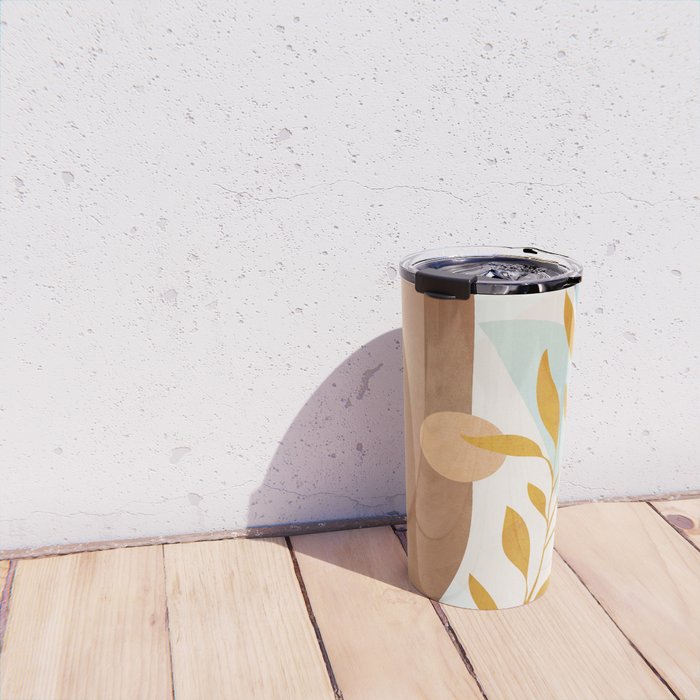 Soft Abstract Shapes 01 Travel Mug Gallery Image 4