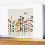 Happy garden Wall Mural Gallery Image 2