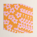 Groovy Daisy || Retro Flower Vibrant Print 60s 70s Wrapping Paper Gallery Image 3
