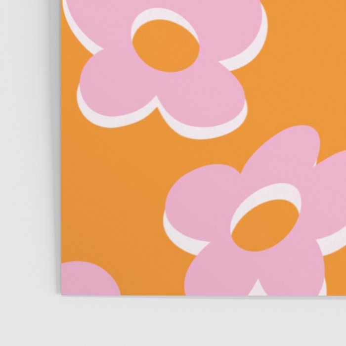 Groovy Daisy || Retro Flower Vibrant Print 60s 70s Poster Gallery Image 3
