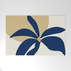 The Flower And The Sun, Floral Prints Welcome Mat Gallery Image 1