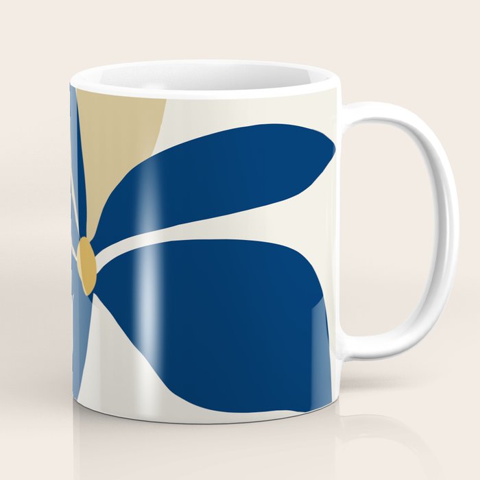 The Flower And The Sun, Floral Prints Coffee Mug Gallery Image 1