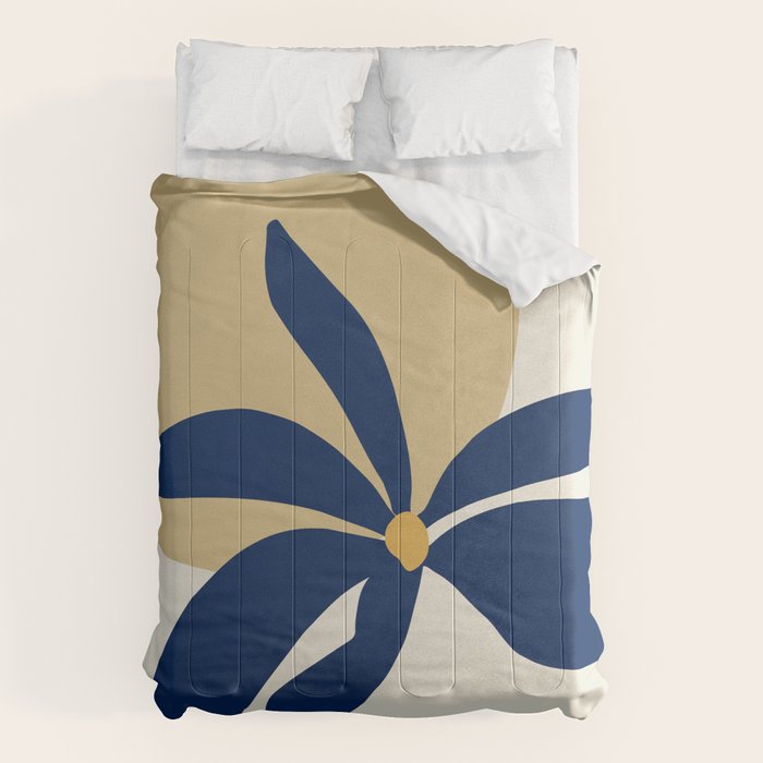The Flower And The Sun, Floral Prints Comforter Gallery Image 6