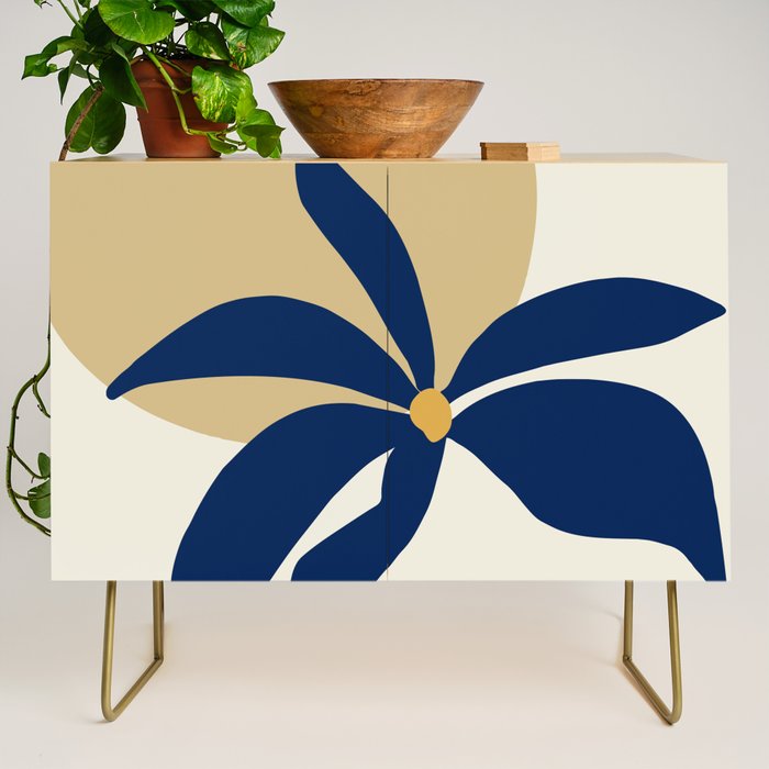 The Flower And The Sun, Floral Prints Credenza Gallery Image 1