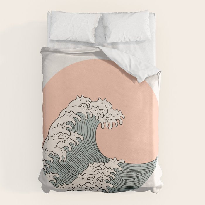 Cat Landscape 201: The Cat Wave Duvet Cover Gallery Image 1
