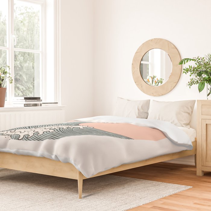 Cat Landscape 201: The Cat Wave Duvet Cover Gallery Image 2