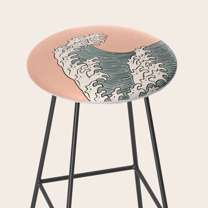 Cat Landscape 201: The Cat Wave Stool Gallery Image 2