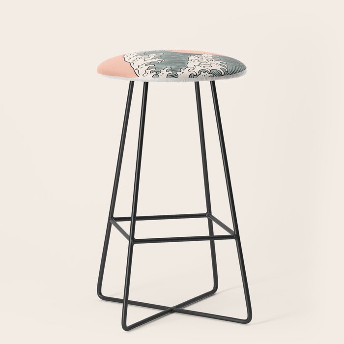 Cat Landscape 201: The Cat Wave Stool Gallery Image 1