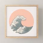 Cat Landscape 201: The Cat Wave Mini Art Print Gallery Image 1