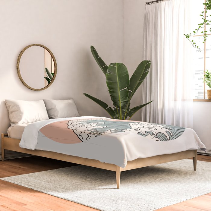 Cat Landscape 201: The Cat Wave Comforter Gallery Image 2