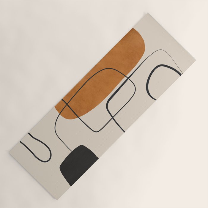Abstract Minimal Shapes 137 Yoga Mat Gallery Image 1