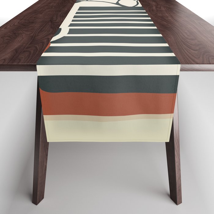 Teapot Garden 9 Table Runner Gallery Image 1
