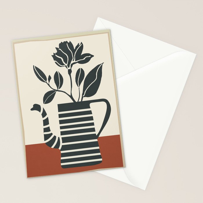 Teapot Garden 9 Stationery Card Gallery Image 2