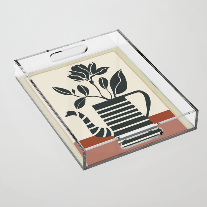 Teapot Garden 9 Acrylic Tray Gallery Image 1