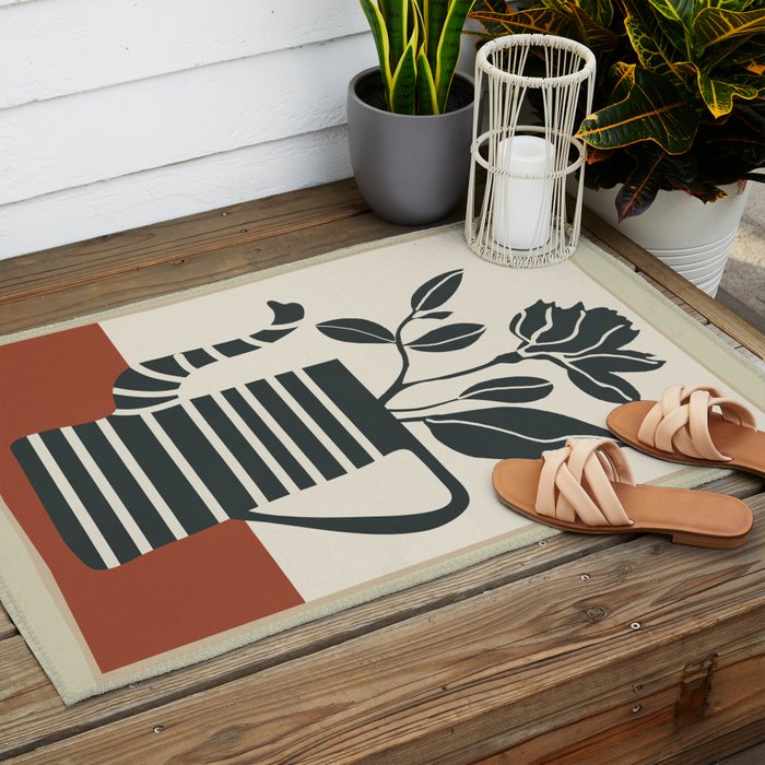 Teapot Garden 9 Outdoor Rug Gallery Image 2