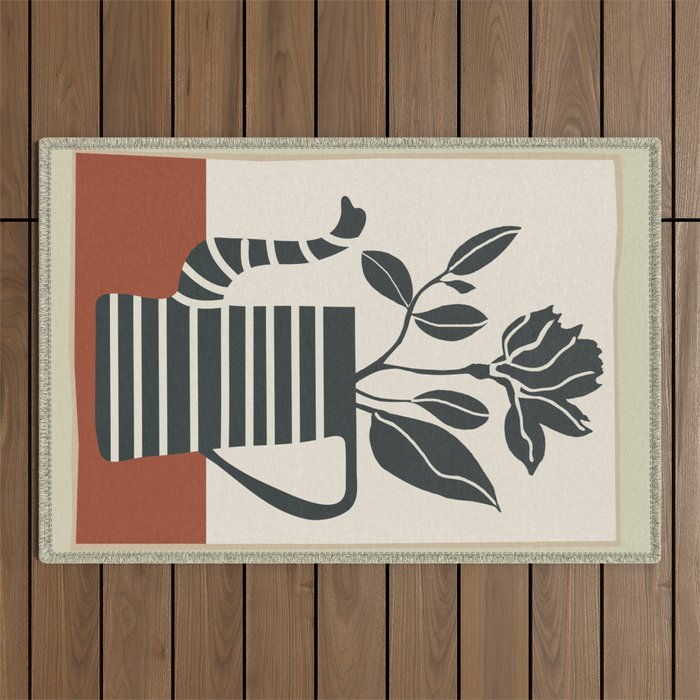 Teapot Garden 9 Outdoor Rug Gallery Image 1