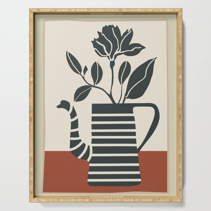 Teapot Garden 9 Serving Tray Gallery Image 1