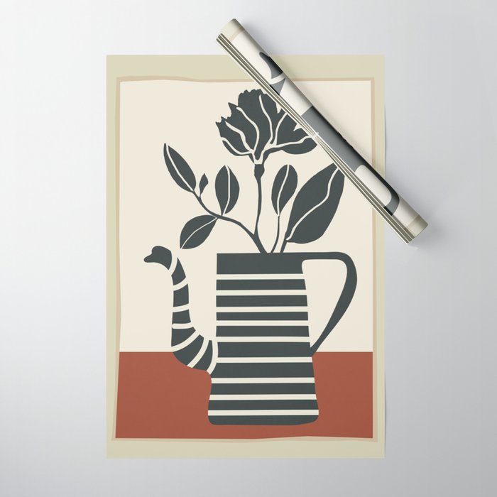 Teapot Garden 9 Wrapping Paper Gallery Image 1