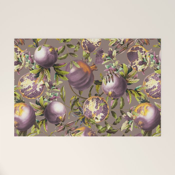 Pomegranate Garden III Welcome Mat Gallery Image 1