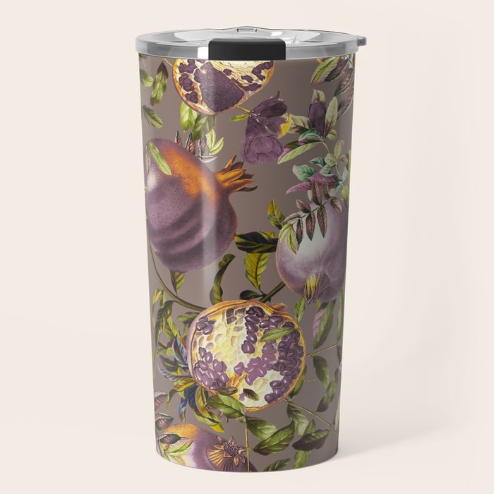 Pomegranate Garden III Travel Mug Gallery Image 1
