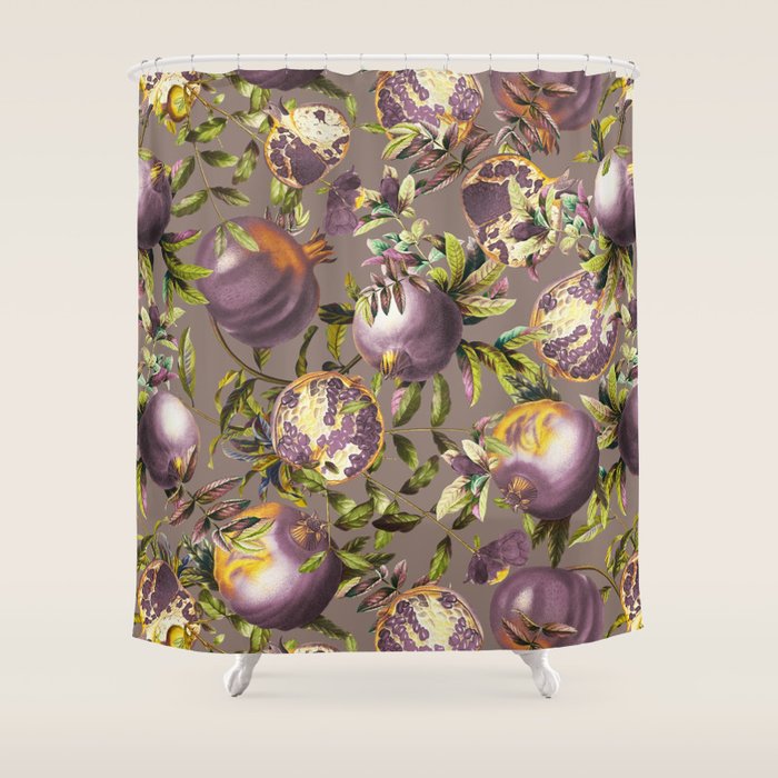 Pomegranate Garden III Shower Curtain Gallery Image 1
