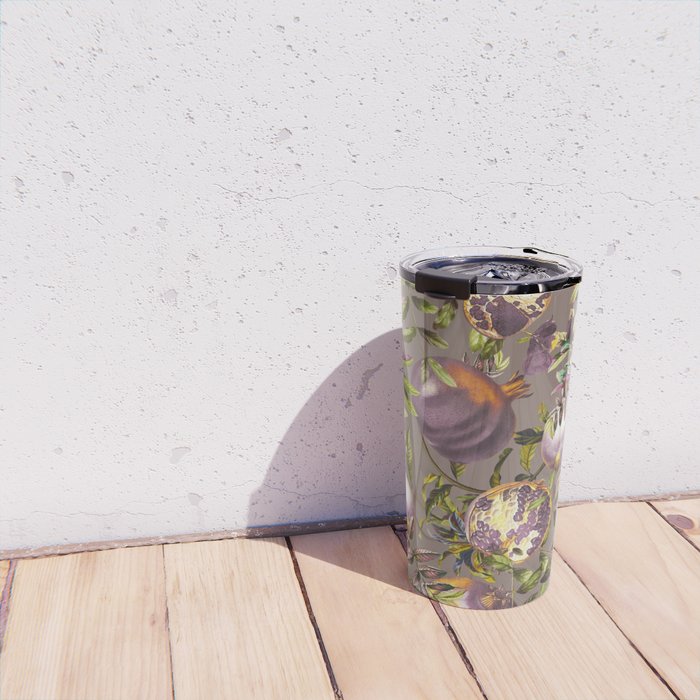 Pomegranate Garden III Travel Mug Gallery Image 4