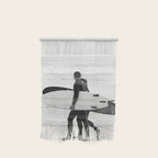 Cool BW Surf Photography Wall Hanging Gallery Image 1