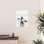 Cool BW Surf Photography Poster Gallery Image 2