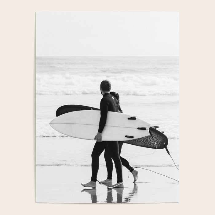 Cool BW Surf Photography Poster Gallery Image 4