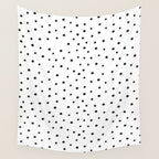 Black and White Stars Wall Tapestry Gallery Image 4