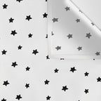Black and White Stars Wall Tapestry Gallery Image 3