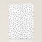 Black and White Stars Stationery Card Gallery Image 2