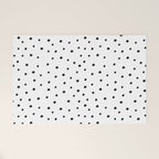 Black and White Stars Welcome Mat Gallery Image 1